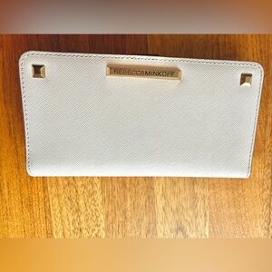 Rebecca Minkoff Pale Pink Ava Zip Wallet